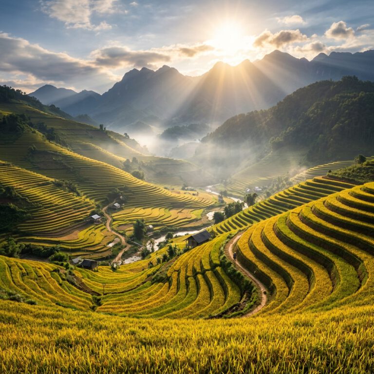 Mùa vàng trên bậc thang Ba Tơ