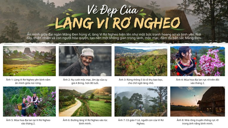 Vẻ đẹp của làng Vi Rơ Ngheo