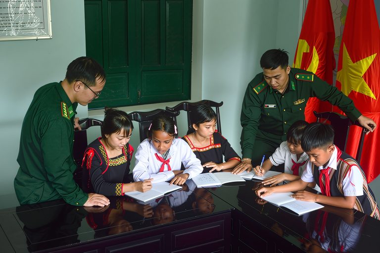 Dạy em con chữ