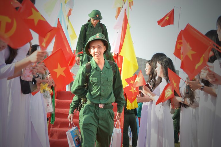 Hạnh phúc ngày nhập ngũ
