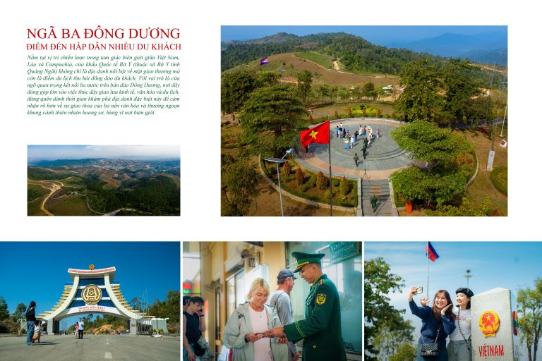 NGÃ BA ĐÔNG DƯƠNG ĐIỂM ĐẾN HẤP DẪN NHIỀU DU KHÁCH