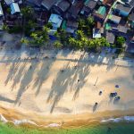 Bóng dừa bên biển Vũng Bàn